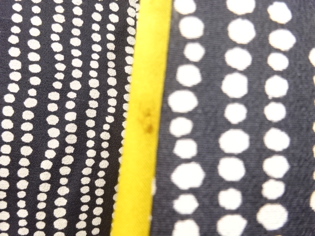  水玉模様二部式小紋着物